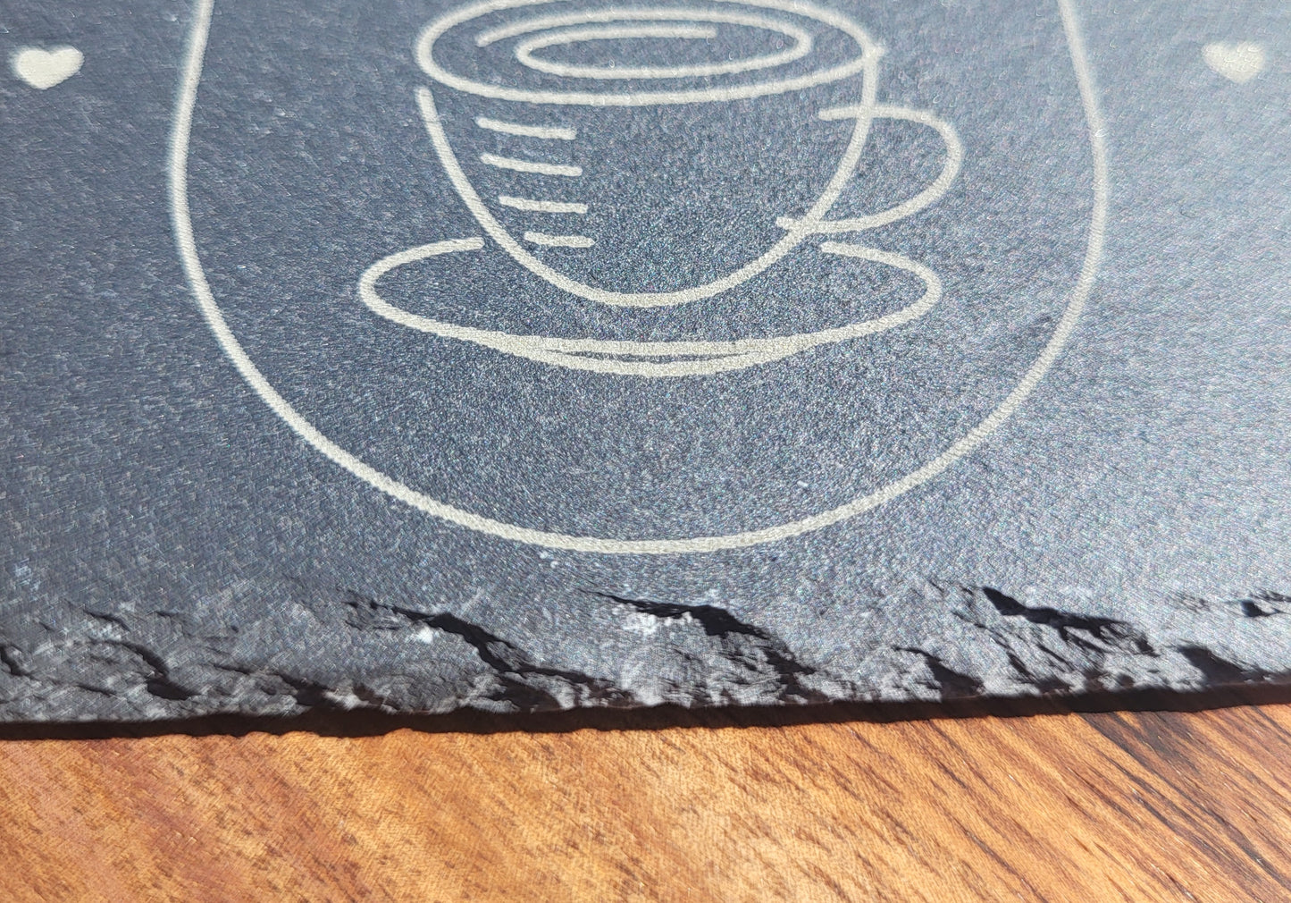Slate Coaster - But First Coffee