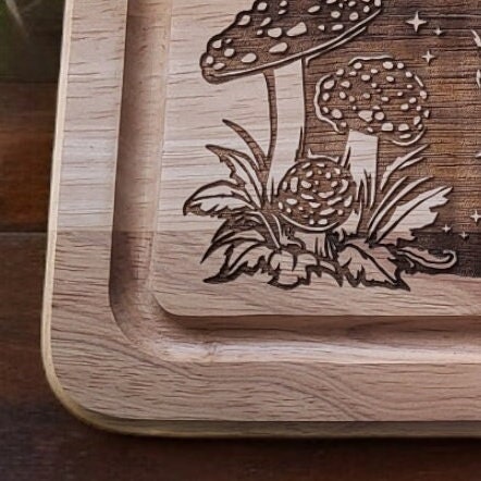 Decorative Engraved Cutting Board - Woodland Hare/Rabbit
