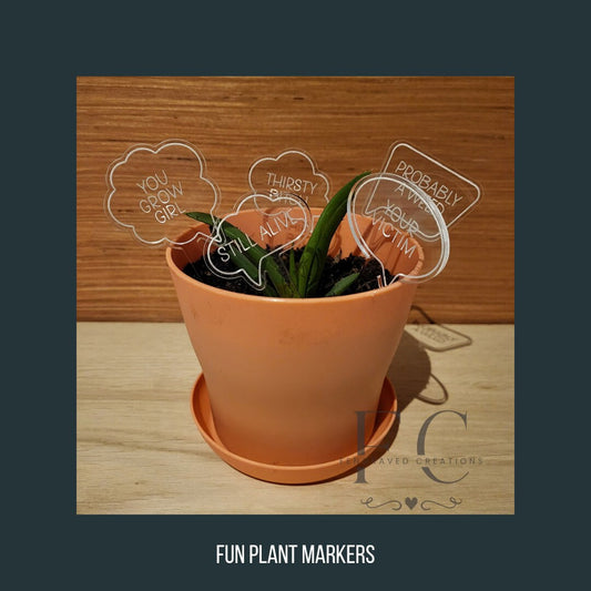 Fun Plant Markers - The perfect gift for any plant lover.